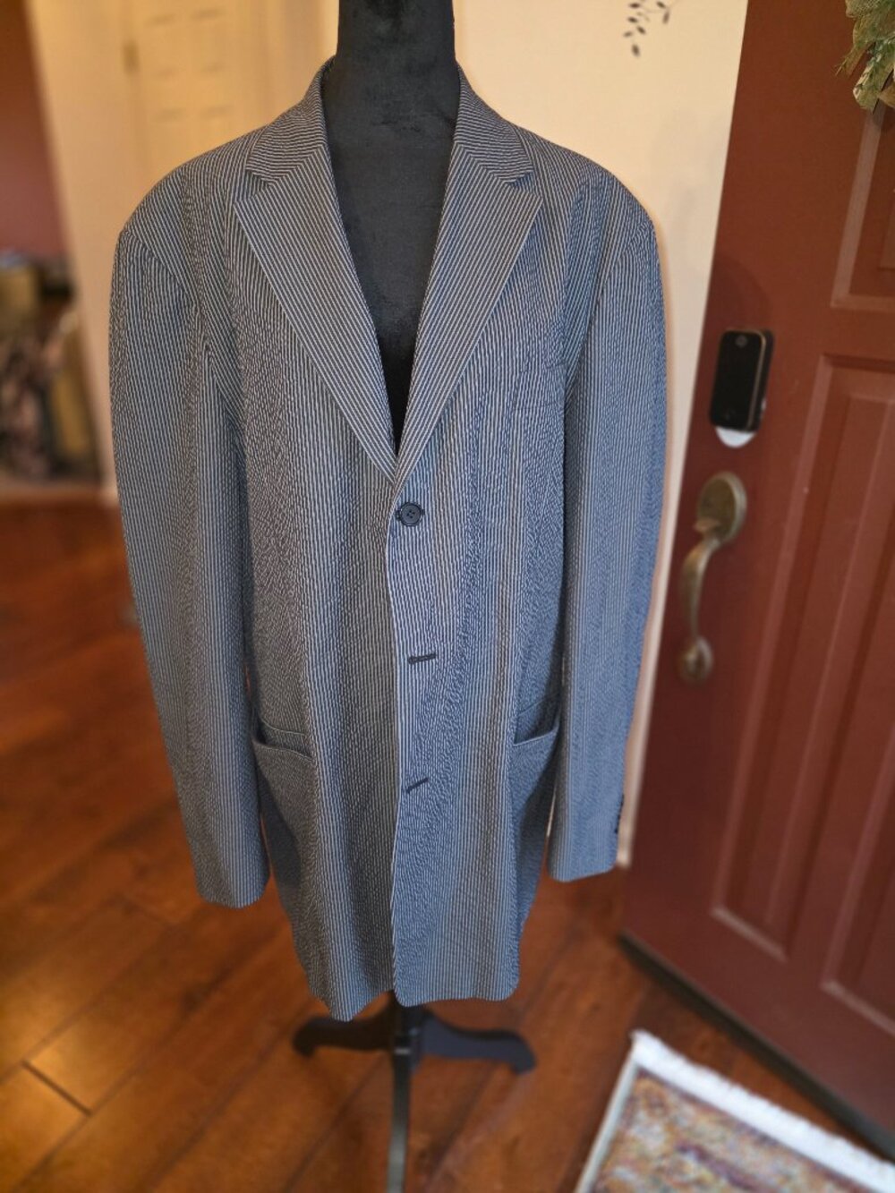 VTG Vestimenta/Armani Italy Men's Seersucker Blazer Armani